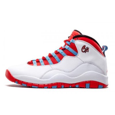 Nike Erkek Air Jordan 10 Retro Beyaz / Kırmızı Basketbol Ayakkabısı Türkiye - N6OMZUBO